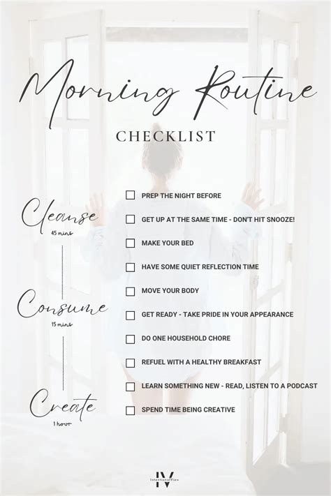 chloe kian|5am morning routine checklist.